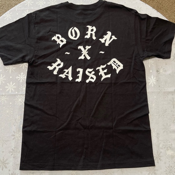 BORN X RAISED Other - BORN X RAISED Black and White Logo Tee